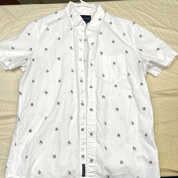 American Eagle Outfitters Other - American Eagle Hand Emoji Polo